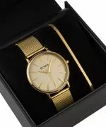BOWA Praha Full-Gold Mesh 38 Gift Set (hodinky + náramek)