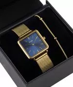Hodinky dámské BOWA Vienna Navy Blue-Gold Mesh 29