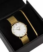 BOWA London White-Gold 33 Gift Set (hodinky + náramek)