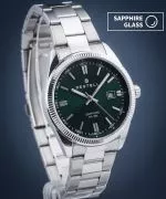 Hodinky DESTELL Loup Green Silver Steel Sapphire
