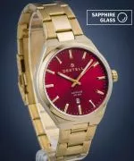 Hodinky DESTELL Aries Red Gold Steel Sapphire