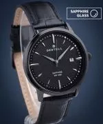 Hodinky DESTELL Pictor Full Black Leather Sapphire