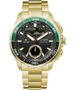 Hodinky pánské Citizen Promaster Marine Wave Tracker Eco-Drive Chronograph