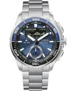 Hodinky pánské Citizen Promaster Marine Wave Tracker Eco-Drive Chronograph
