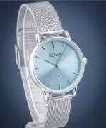 Hodinky BOWA Milan Ice-Blue Silver Mesh 34