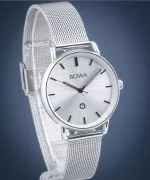 Hodinky BOWA Milan Silver-Black Tone Mesh 34