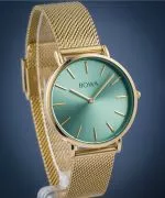 Hodinky dámské BOWA New York Petite Mint-Gold Mesh 34