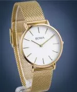 Hodinky dámské BOWA New York Petite White-Gold Mesh 34