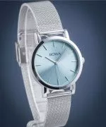 Hodinky BOWA Tokyo Ice-Blue Silver Mesh 33