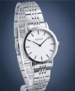 Hodinky BOWA Tokyo White Silver Steel 33