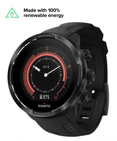 Pánské chytré hodinky Suunto 9 Baro All Black Wrist HR GPS SS050019000