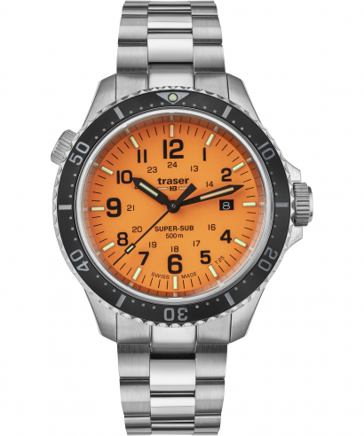 Pánské hodinky Traser P67 SuperSub Orange SET TS-109379