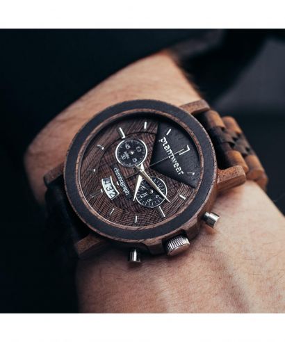 Pánské hodinky Plantwear Select Chronograph Orzech-Wenge 54 5904181500548