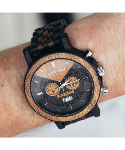 Pánské hodinky Plantwear Select Chronograph Wenge-Orzech 54 5904181500524