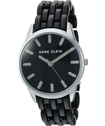 Dámské hodinky Anne Klein Glitter-Accented AK-2617BKSV