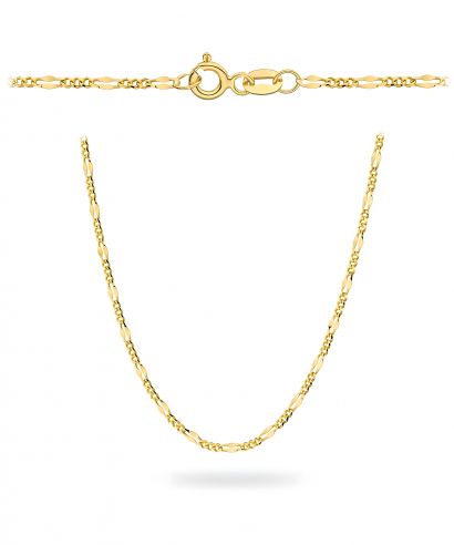 Řetěz Bonore Délka 50 cm, Šířka 1 mm - Zlato 585 - Typ Figaro, Gucci