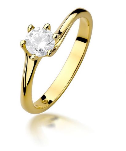 Prsten Bonore - Zlato 585 - Diamant 0,5 Ct