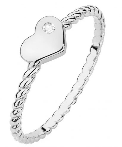 Prsten Bonore - Bílé Zlato 585 - Diamant 0,03 Ct