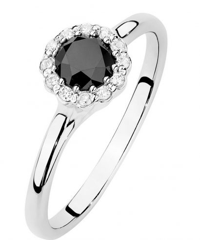 Prsten Bonore - Bílé Zlato 585 - Černý Diamant 0,5 Ct
