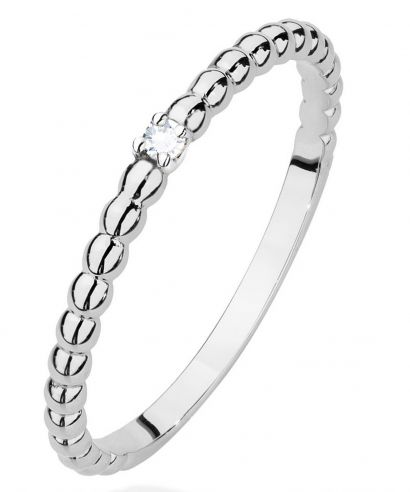 Prsten Bonore - Bílé Zlato 585 - Diamant 0,02 Ct