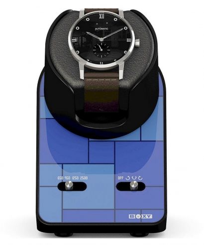 Beco Technic Boxy BLDC Nightstand Graphic Blue natahovač hodinek