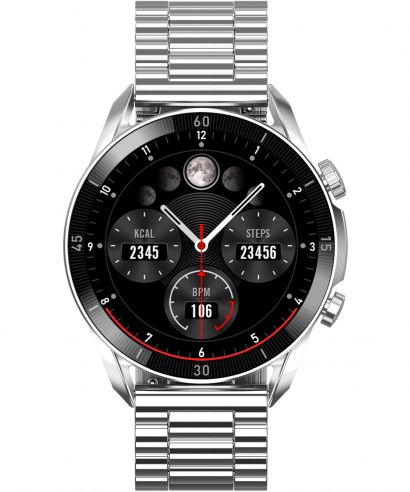 Pánské chytré hodinky Garett V10 Silver Steel