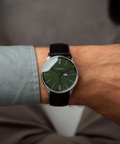 Hodinky Sternglas Berlin Olive Green
