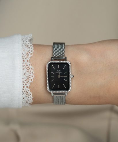 Hodinky Daniel Wellington Quadro Lumine Bezel Sterling 40
