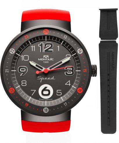 Hodinky Montjuic Speed Standard Red PVD
