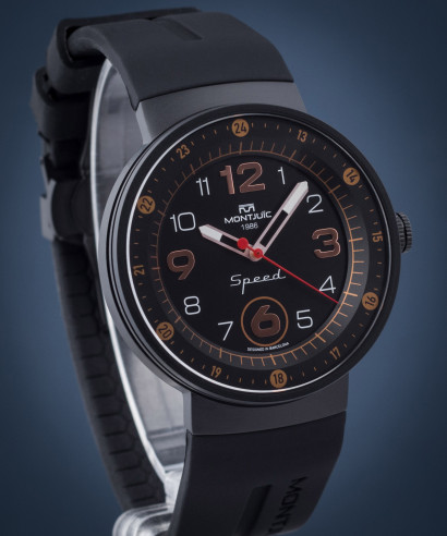 Hodinky Montjuic Speed Elegance Bronze PVD