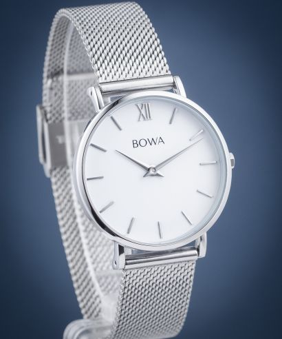Dámské hodinky BOWA London White Silver 33