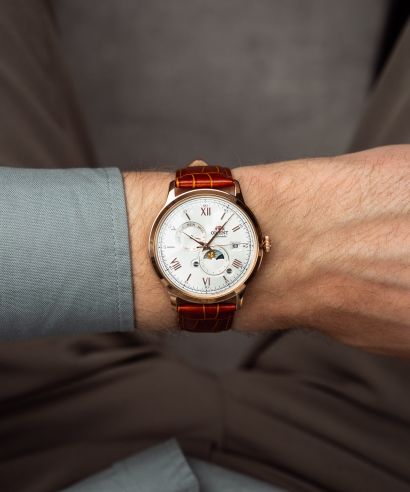 Hodinky pánské Orient Bambino Sun & Moon Automatic