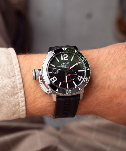 Hodinky U-BOAT Sommerso Ceramic Green