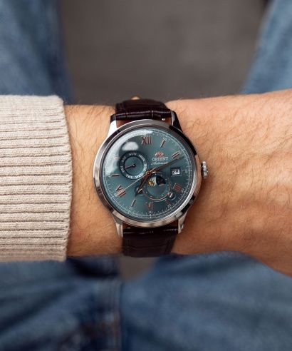 Hodinky Orient Bambino Sun & Moon Automatic