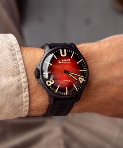 Hodinky U-BOAT Darkmoon Cardinal Red IPB