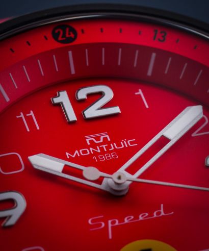 Hodinky Montjuic Speed Motorsports Ferrari F1 Inspired Red Maranello