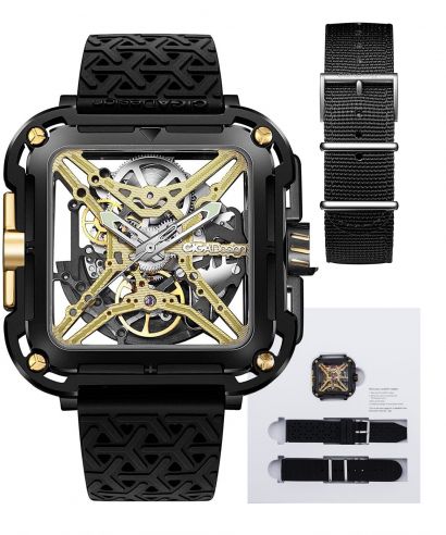 Hodinky Ciga Design X Series Gorilla Black DLC & Gold Titanium Automatic