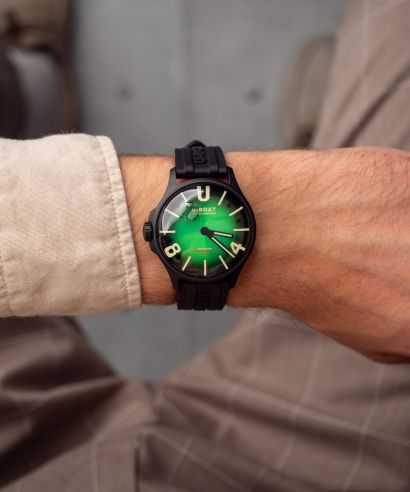 Hodinky U-BOAT Darkmoon 40mm Green PVD Soleil