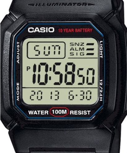 Pánské hodinky Casio Black W-800H-1AVEF