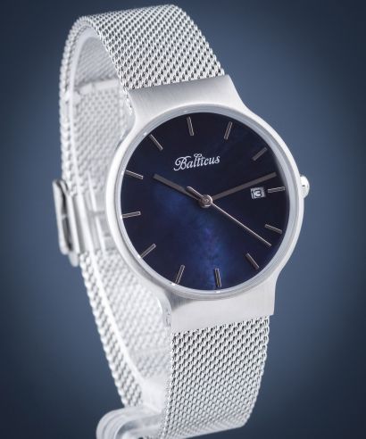 Dámské hodinky Balticus Sky Silver Navy Blue Pearl BLT-SKYSNBL (S-S-NB-P)