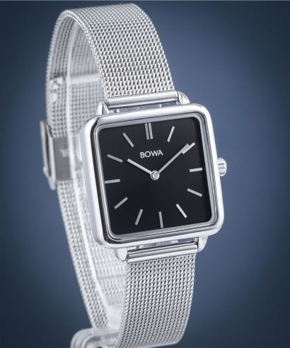 Hodinky BOWA Vienna Black Silver Mesh 29
