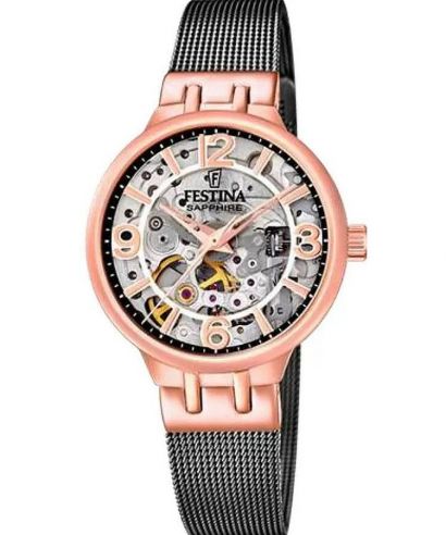 Dámské hodinky Festina Automatic Skeleton F20581/3