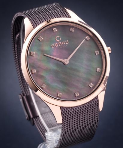 Dámské hodinky Obaku Fin Walnut V217LXVNMN