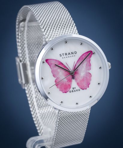 Dámské hodinky Strand by Obaku Butterfly S700LXCWMC-DBP