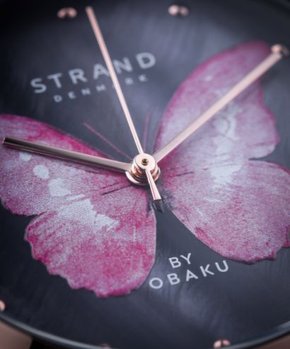 Dámské hodinky Strand by Obaku Butterfly S700LXVBMB-DBP
