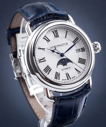 Pánské hodinky Aerowatch 1942 Moon Phases Automatic 77983-AA01