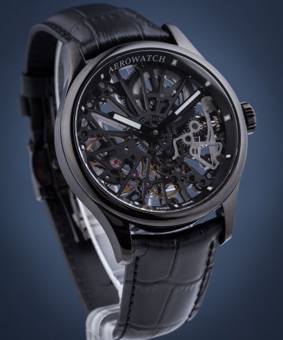 Pánské hodinky Aerowatch Renaissance Skeleton Cobweb 50981-NO17
