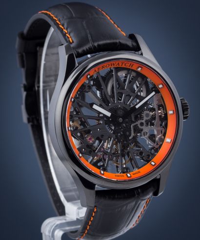 Pánské hodinky Aerowatch Renaissance Skeleton Cobweb 50981-NO18