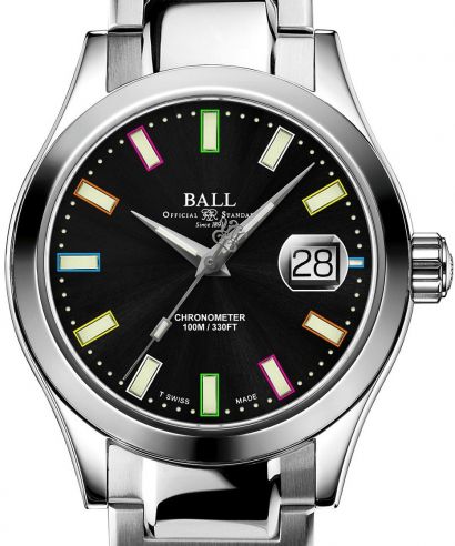 Pánské hodinky Ball Engineer III Marvelight Chronometer Caring Edition NM2026C-S28C-BK