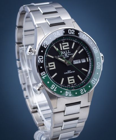 Pánské hodinky Ball Roadmaster Marine GMT Titanium Automatic Chronometer Limited Edition DG3030B-S2C-BK